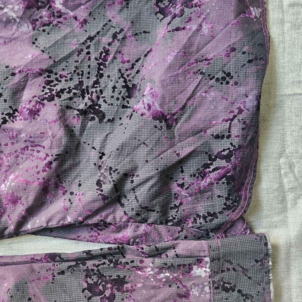 Georg Roth Mens Small Black & Purple Floral Long Sleeve Shirt Designer - Picture 16 of 16